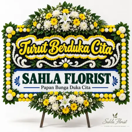 Papan Bunga Duka Andir