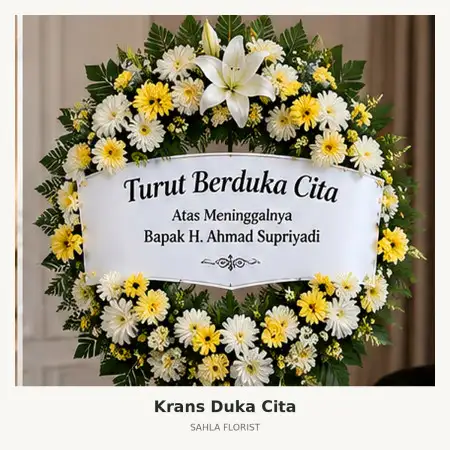 Krans Bunga Duka Andir